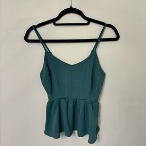 Deep green tank top